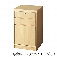 ストア・エキスプレス 木製レジ台 ホワイト 61-654-82-2 1台（ご注文単位1台）【直送品】