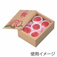 ヤマニパッケージ 桃　サービス箱  L-2041　10枚/束（ご注文単位10束）【直送品】