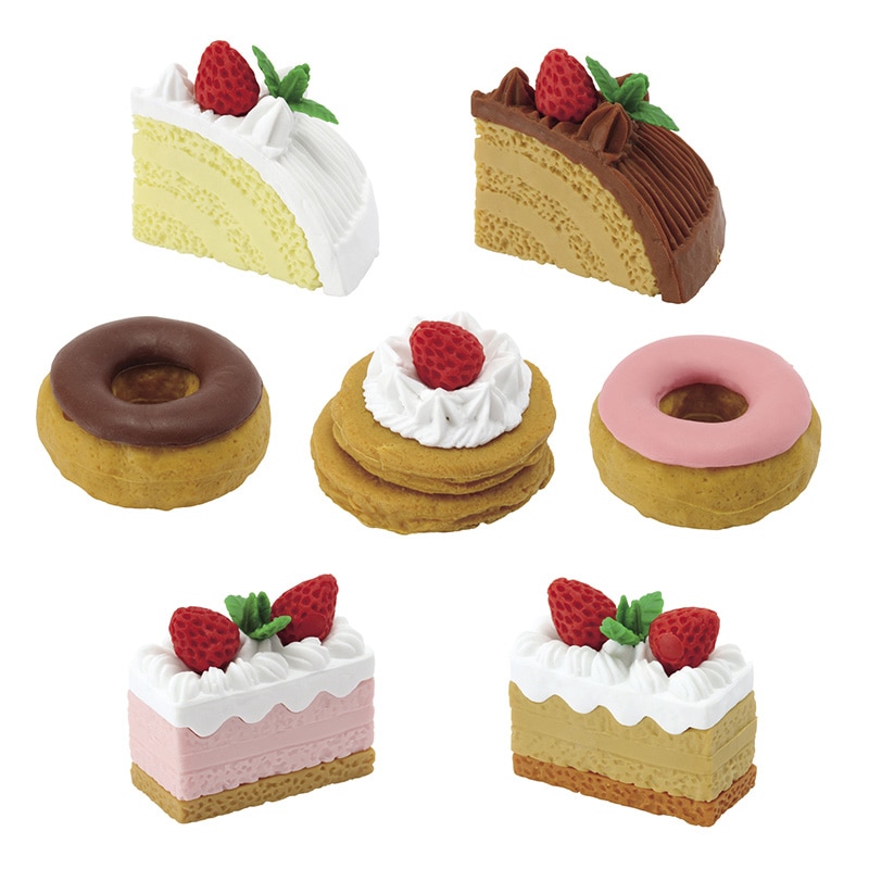 おもしろ消しゴム ケーキNo.1　60入 86066 1パック（ご注文単位1パック）【直送品】