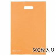 ストア・エキスプレス ポリ袋　ハードタイプ　オレンジ 50×60cm　500枚入 61-782-18-8　500枚入 1セット（ご注文単位10セット）【直送品】