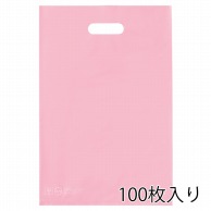 ストア・エキスプレス ポリ袋　ハードタイプ　ピンク 25×40cm　100枚入 61-782-22-1　100枚入 1セット（ご注文単位10セット）【直送品】