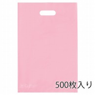 ストア・エキスプレス ポリ袋　ハードタイプ　ピンク 50×60cm　500枚入 61-782-22-8　500枚入 1セット（ご注文単位10セット）【直送品】