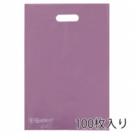 ストア・エキスプレス ポリ袋　ハードタイプ　パープル 25×40cm　100枚入 61-782-24-1　100枚入 1セット（ご注文単位10セット）【直送品】