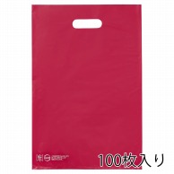 ストア・エキスプレス ポリ袋　ハードタイプ　レッド 25×40cm　100枚入 61-782-25-1　100枚入 1セット（ご注文単位10セット）【直送品】