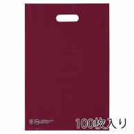 ストア・エキスプレス ポリ袋　ソフトタイプ　エンジ 25×40cm　100枚入 61-782-42-1　100枚入 1セット（ご注文単位10セット）【直送品】