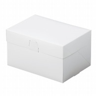 cotta ケーキ箱　ロックBOX　120 3.5×5 76406　ホワイト 50枚/束（ご注文単位1束）【直送品】