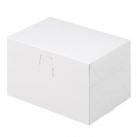 cotta ケーキ箱　ロックBOX　105 5×5 76416　ホワイト 50枚/束（ご注文単位1束）【直送品】