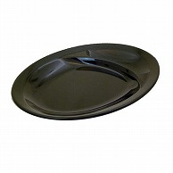 台和 メラミン食器　餃子皿 黒 CD-27-BK 1枚（ご注文単位1枚）【直送品】