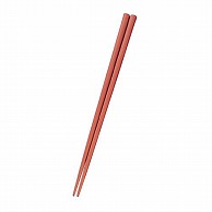 台和 KP箸　21cm 朱 DA-210-R 1組（ご注文単位1組）【直送品】