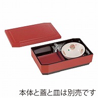 台和 ハーフ松花堂用　中仕切 朱 DW-3002-R 1個（ご注文単位1個）【直送品】