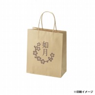 【オリジナル印刷】スムースB22－12　未晒100g（茶） ベタ印刷なし1色印刷　3000枚 オプション　なし 3000枚