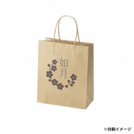 【オリジナル印刷】スムースB22－12　未晒100g（茶） ベタ印刷なし2色印刷　3000枚 オプション　なし 3000枚