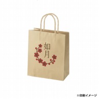 【オリジナル印刷】スムースB22－12　未晒100g（茶） ベタ印刷なし2色印刷　3000枚 オプション　PP紐カラー　ニス 3000枚