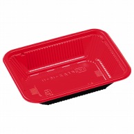 エフピコ 丼容器　FT角丼　本体 16-11 赤黒 50枚/袋（ご注文単位30袋）【直送品】