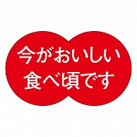 カミイソ産商 エースラベル 今がおいしい食べ頃です H-1577 500枚/袋（ご注文単位1袋）【直送品】