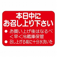 カミイソ産商 エースラベル 本日中にお召し上り下さい M-1106 1000枚/袋（ご注文単位1袋）【直送品】