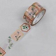 カミイソ産商 SAIEN　クリアテープ　Stamp　story Wildflower HR-1014 1巻（ご注文単位1巻）【直送品】