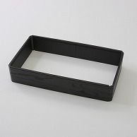 アクタ 弁当容器　ワン折　縁 70×37（40） 黒焼杉 50枚/袋（ご注文単位8袋）【直送品】