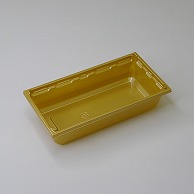 アクタ 弁当容器 ワン折重 底 60×31A 金 50個/束（ご注文単位8束）【直送品】