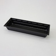 アクタ 弁当容器　ワン折重　底 107×40A 黒 25枚/袋（ご注文単位8袋）【直送品】