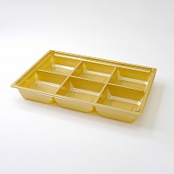 アクタ 弁当容器　ワン折重　底 90×60　J-6 金 25枚/袋（ご注文単位8袋）【直送品】