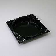 アクタ 弁当容器 ワン折重OKE 底 70 OKE ブラック 25枚/束（ご注文単位8束）【直送品】