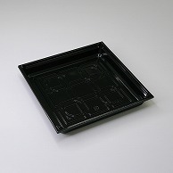 アクタ 弁当容器 ワン折重R 底 70-RA ブラック 25枚/束（ご注文単位8束）【直送品】