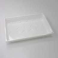 アクタ 弁当容器　ワン折重　底 90×60A 白 25枚/袋（ご注文単位8袋）【直送品】