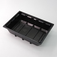 アクタ 弁当容器　ワン折重　底 54×38A 黒焼杉 50個/袋（ご注文単位8袋）【直送品】