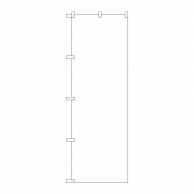 P・O・Pプロダクツ のぼり 白無地 No.2454 1枚（ご注文単位1枚）【直送品】