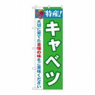 P・O・Pプロダクツ のぼり 特産！キャベツ No.21492 1枚（ご注文単位1枚）【直送品】