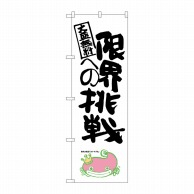 P・O・Pプロダクツ のぼり  SNB-1238　限界への挑戦　マナズ柄 1枚（ご注文単位1枚）【直送品】