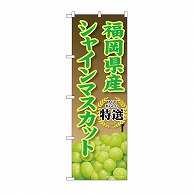 P・O・Pプロダクツ のぼり 福岡県産　シャインマスカット SNB-9821 1枚（ご注文単位1枚）【直送品】