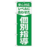 P・O・Pプロダクツ のぼり  GNB-61　レベルに合わせた個別指導 1枚（ご注文単位1枚）【直送品】