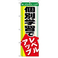 P・O・Pプロダクツ のぼり  GNB-66　個別学習でレベルアップ 1枚（ご注文単位1枚）【直送品】