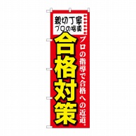 P・O・Pプロダクツ のぼり  GNB-1585　親切丁寧　プロの指導　合格対策 1枚（ご注文単位1枚）【直送品】