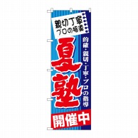 P・O・Pプロダクツ のぼり  GNB-1601　親切丁寧　プロの　夏塾 1枚（ご注文単位1枚）【直送品】