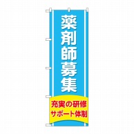 P・O・Pプロダクツ のぼり  GNB-3228　薬剤師募集充実の研修 1枚（ご注文単位1枚）【直送品】