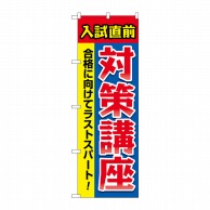 P・O・Pプロダクツ のぼり  GNB-4260　入試直前対策講座 1枚（ご注文単位1枚）【直送品】