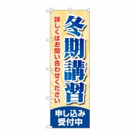 P・O・Pプロダクツ のぼり  GNB-4292　冬期講習申し込み受付中 1枚（ご注文単位1枚）【直送品】