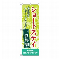 P・O・Pプロダクツ のぼり  GNB-4385　ショートステイ一泊体験 1枚（ご注文単位1枚）【直送品】