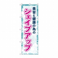 P・O・Pプロダクツ のぼり  GNB-4643美容と健康シェイプアップ 1枚（ご注文単位1枚）【直送品】