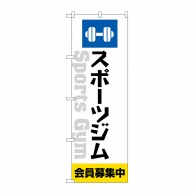 P・O・Pプロダクツ のぼり  GNB-4692　スポーツジム会員募集中 1枚（ご注文単位1枚）【直送品】