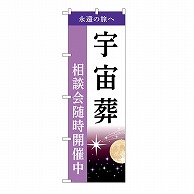 P・O・Pプロダクツ のぼり 宇宙葬　相談会　A GNB-6515 1枚（ご注文単位1枚）【直送品】