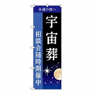 P・O・Pプロダクツ のぼり 宇宙葬　相談会　B GNB-6516 1枚（ご注文単位1枚）【直送品】