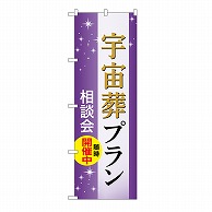 P・O・Pプロダクツ のぼり 宇宙葬プラン　相談会　A GNB-6659 1枚（ご注文単位1枚）【直送品】