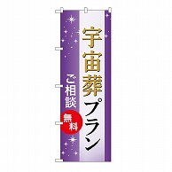 P・O・Pプロダクツ のぼり 宇宙葬プラン　無料　A GNB-6662 1枚（ご注文単位1枚）【直送品】