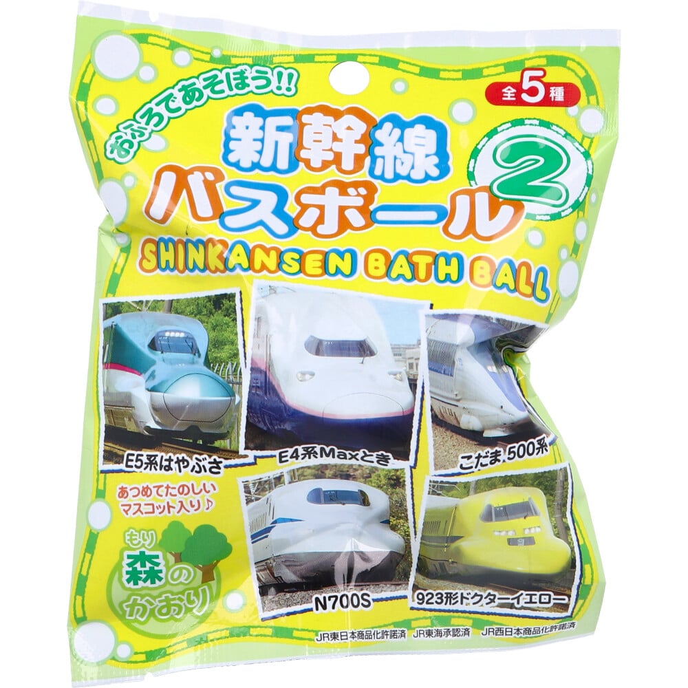 エスケイジャパン　新幹線 バスボール2 森の香り 75g 1回分　1個（ご注文単位1個）【直送品】