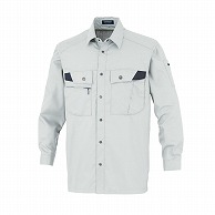 DAIRIKI　長袖シャツ シルバーグレー　L 18004 1枚（ご注文単位1枚）【直送品】