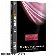 ピクトリコ ピクトリコプロ　ソフトグロスペーパー（A3ノビサイズ・20枚）　PPG210-A3+/20 PPG210-A3+/20 PPG210A3+20 1個（ご注文単位1個）【直送品】